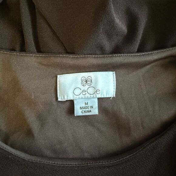 Cece black shoulder tie dress size medium - Picture 4 of 4